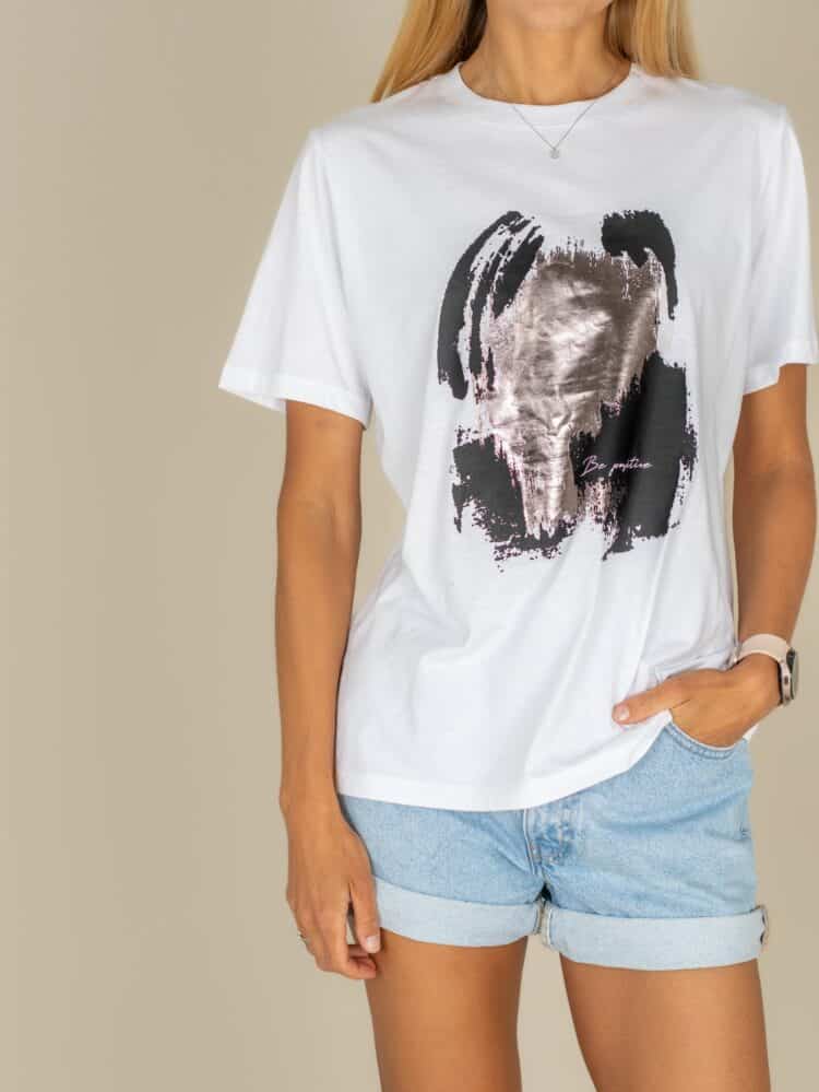 Printed soft cotton T-shirt