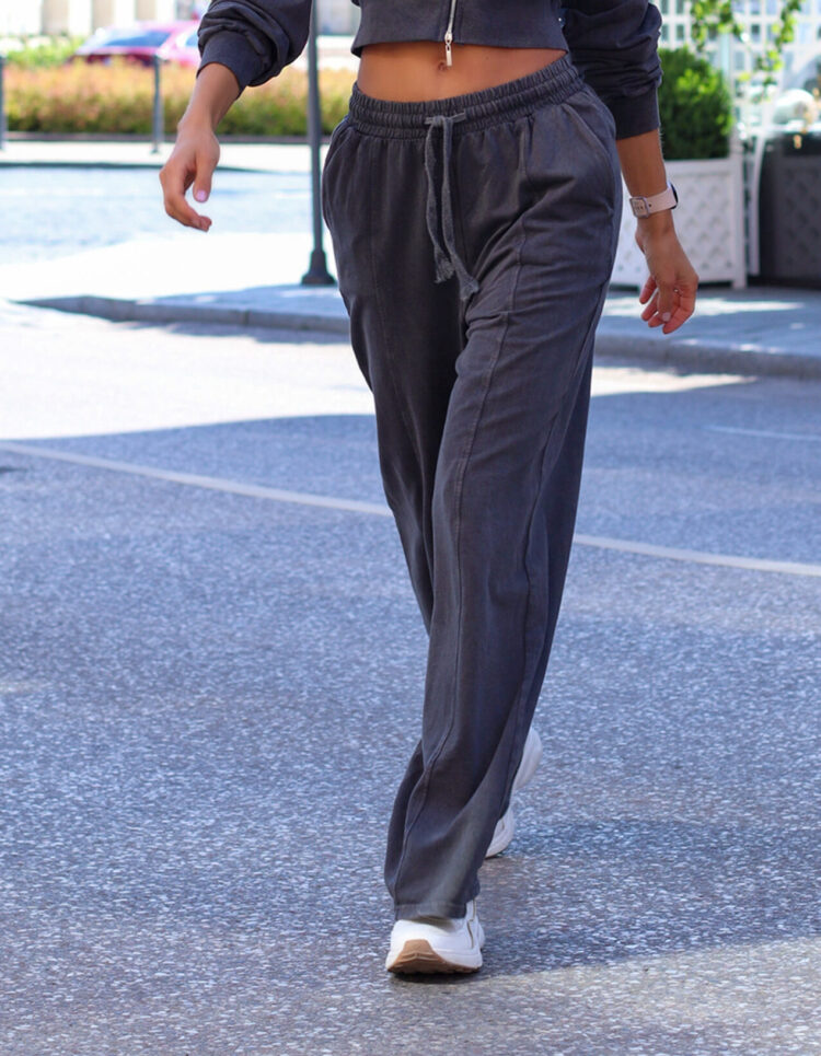 Blukintos Medvilnės Kelnes