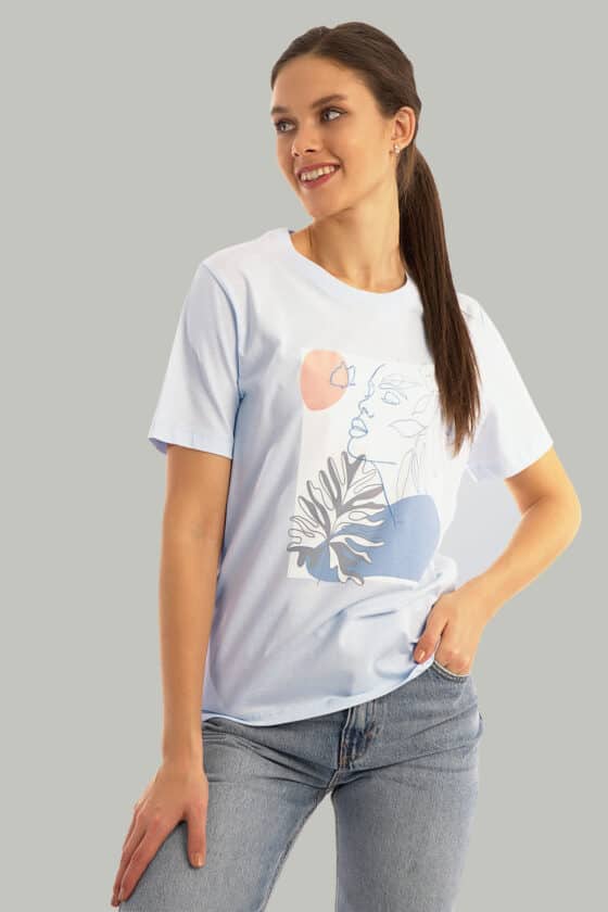 Printed soft cotton T-shirt