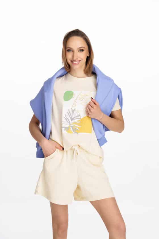 Woman soft cotton short - Image 3