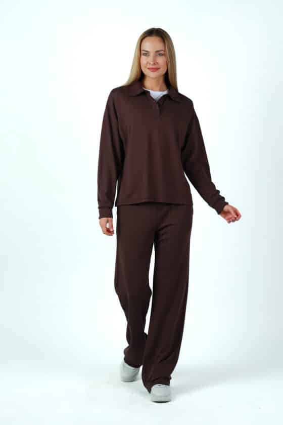 Woman tracksuit polo style