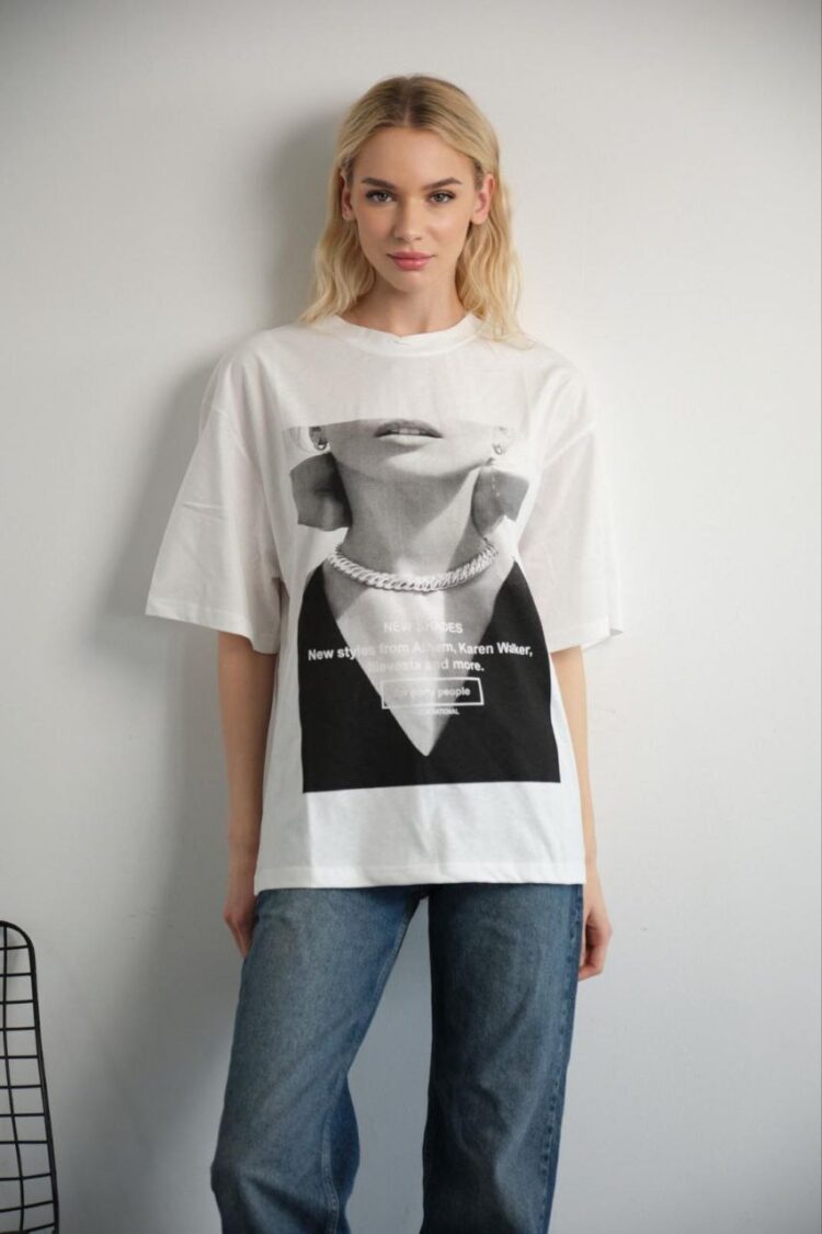 Woman soft cotton oversize T-Shirt