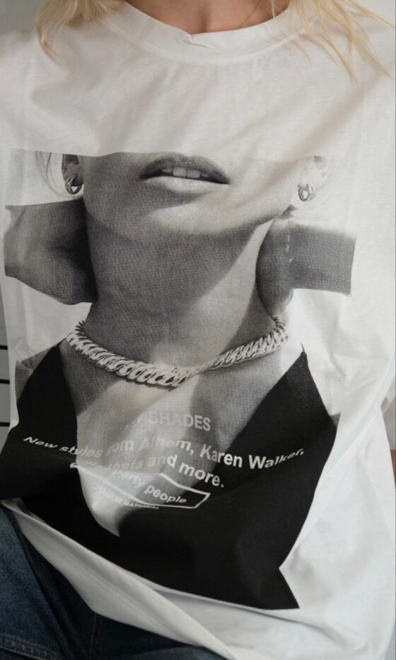 Woman soft cotton oversize T-Shirt - Image 2