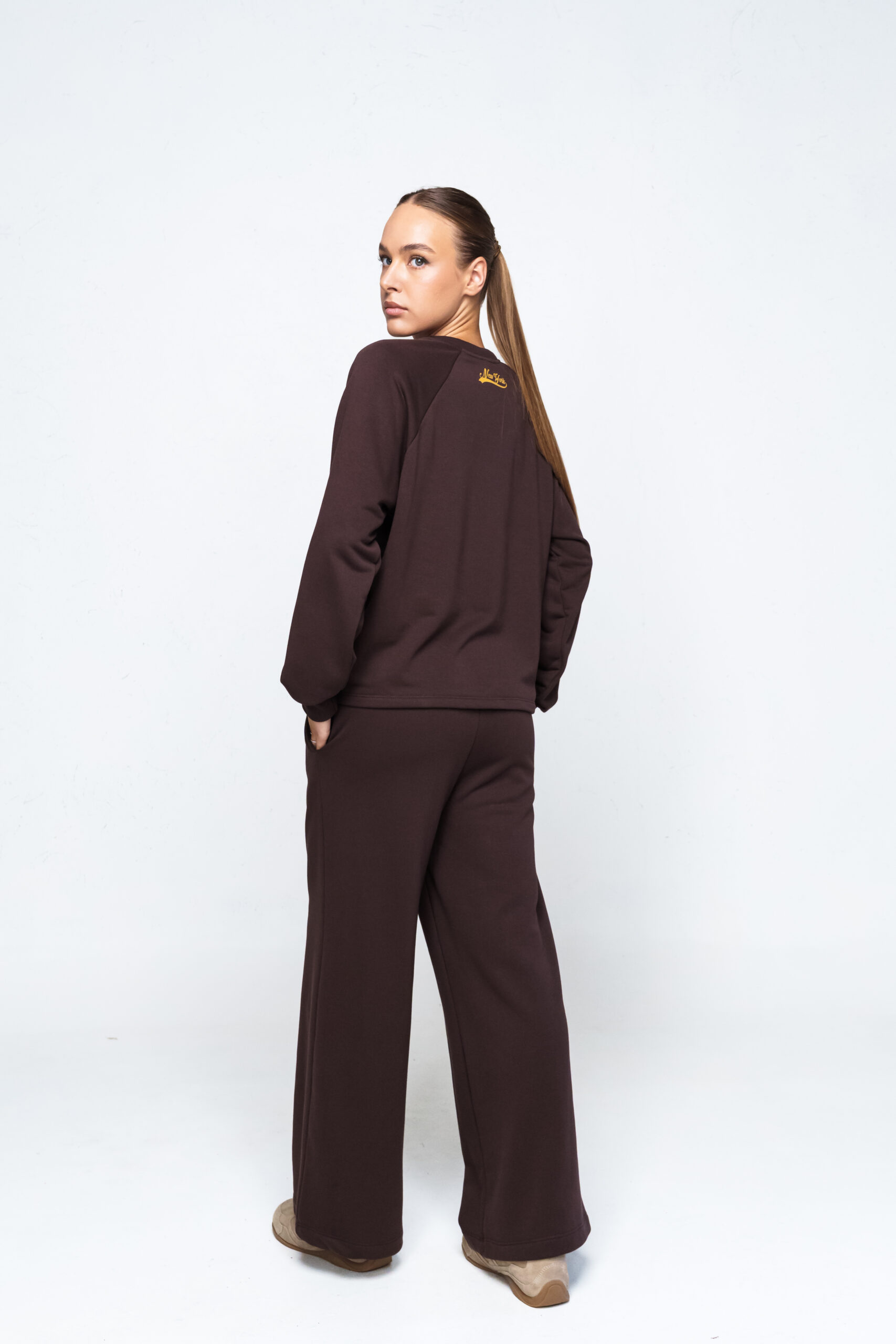 Kostiumėlis be pūkelio BROOKLYN šokoladinės spalvos - Image 3