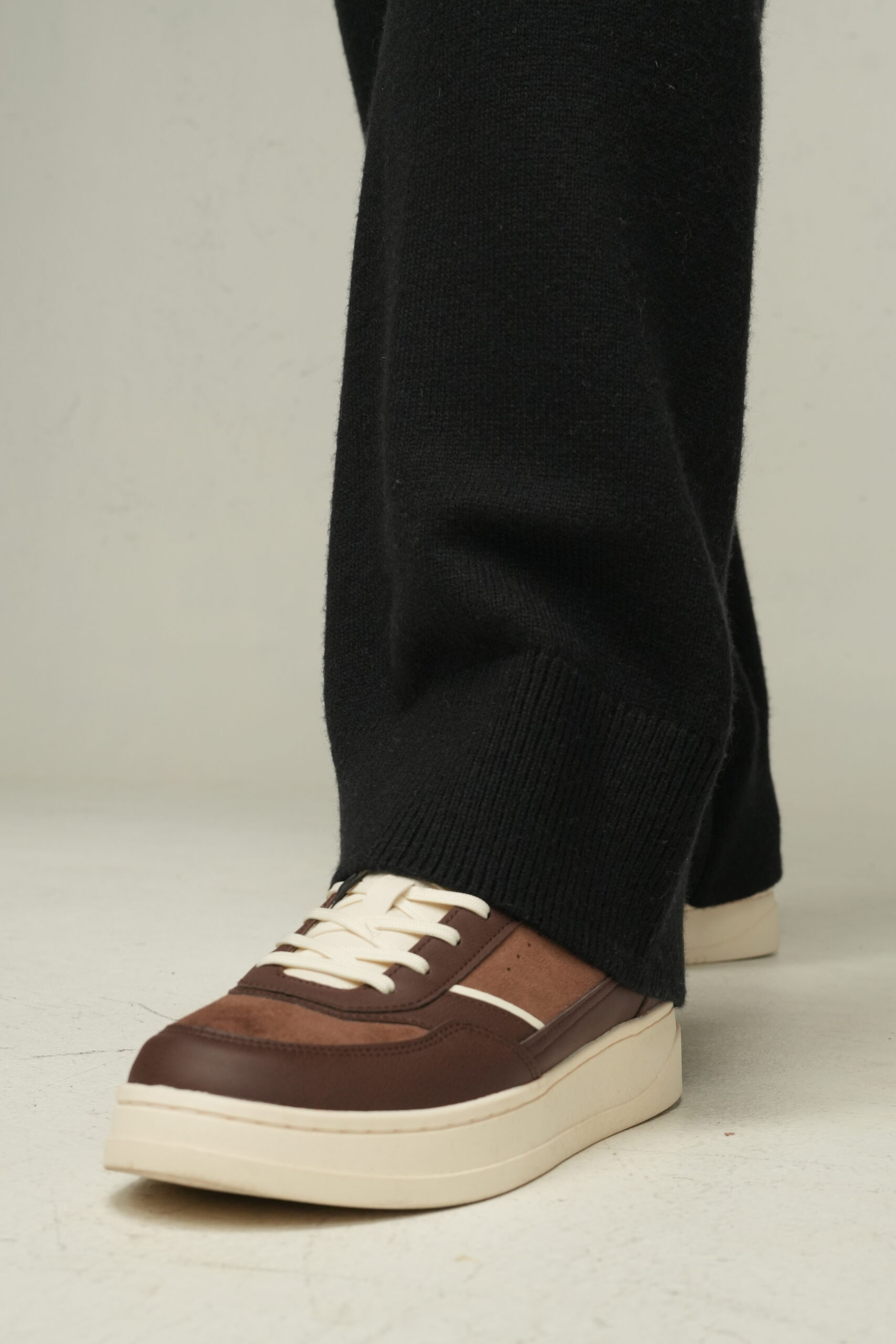 Megztas kostiumėlis su vilna, juodas - Image 5