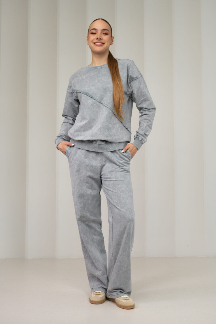 Mist blukintos medvilnės kostiumėlis